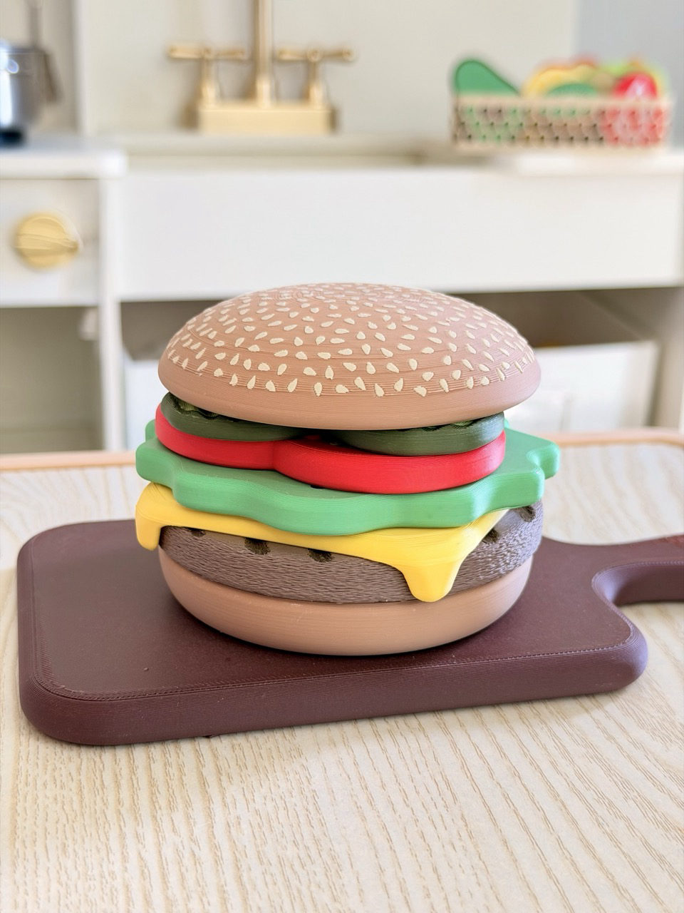 Magnetic Burger - Montessori Toy