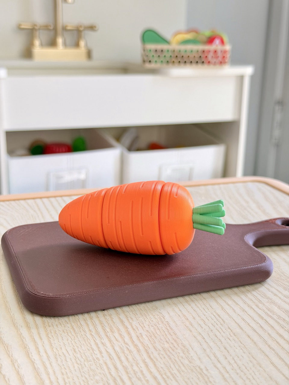 Magnetic Carrot - Montessori Toy