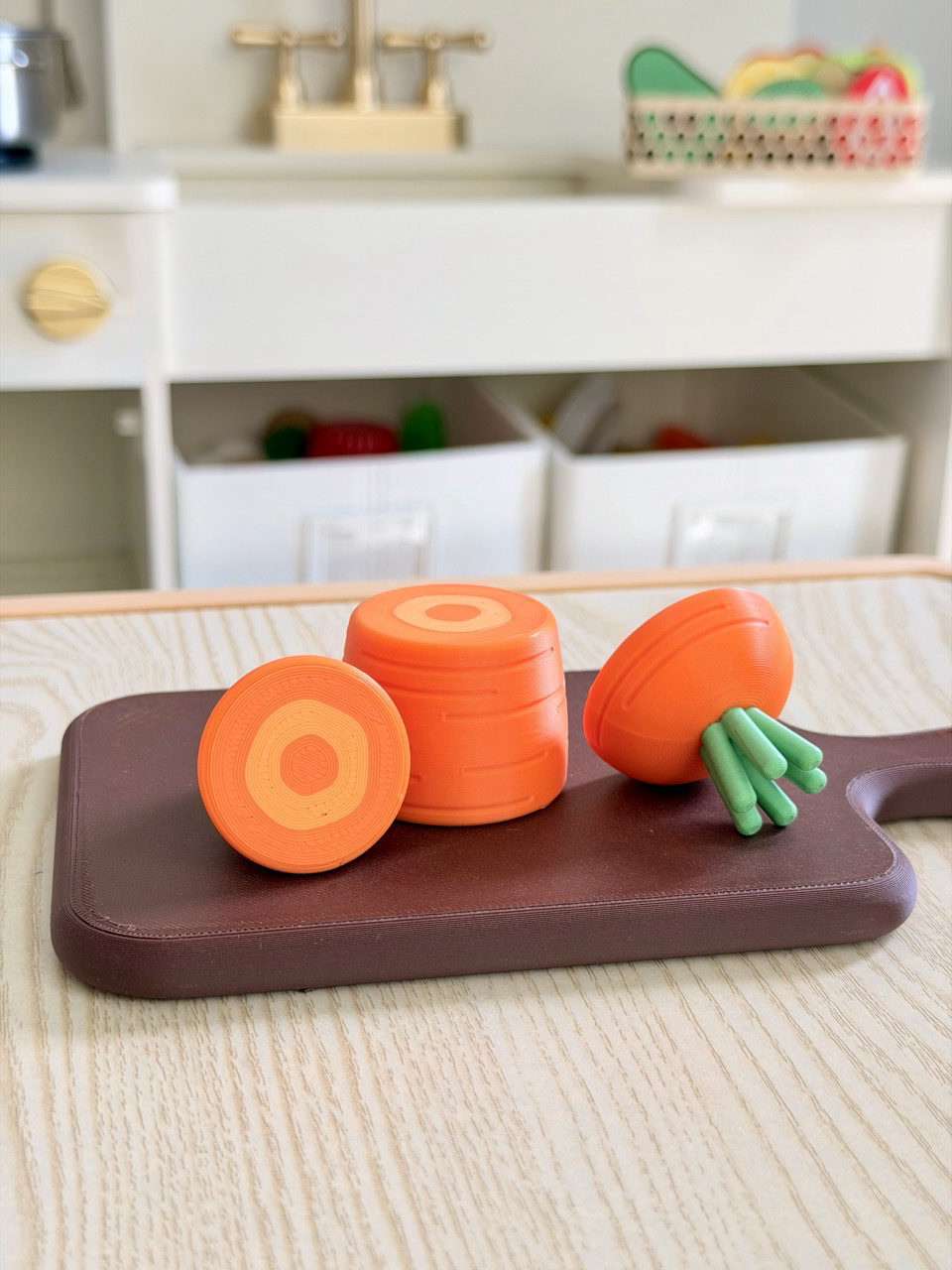 Magnetic Carrot - Montessori Toy