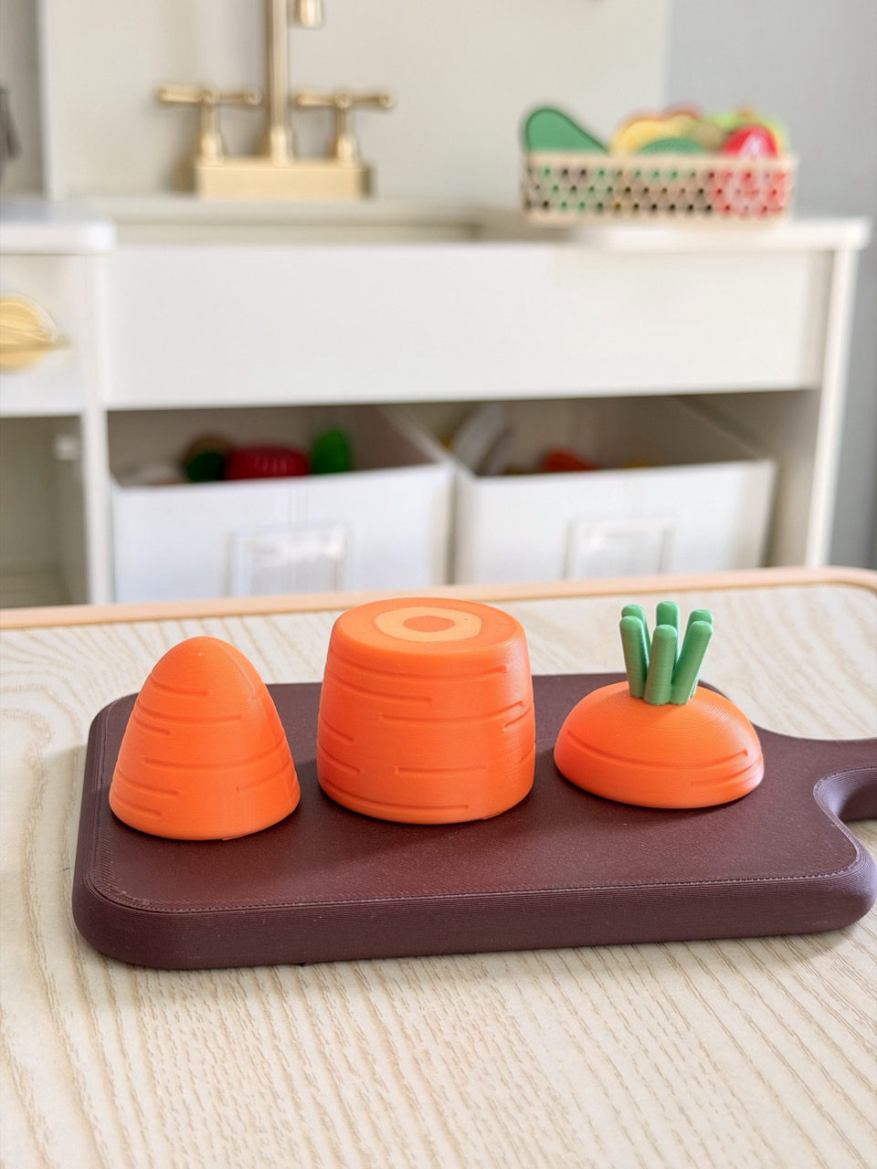 Magnetic Carrot - Montessori Toy