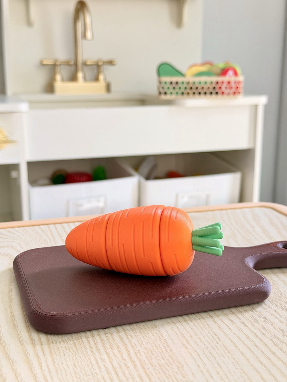 Magnetic Carrot - Montessori Toy