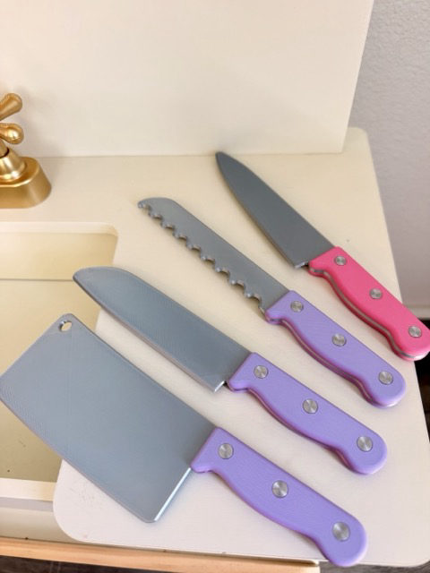 Play Knife - Montessori Pretend Play Tool