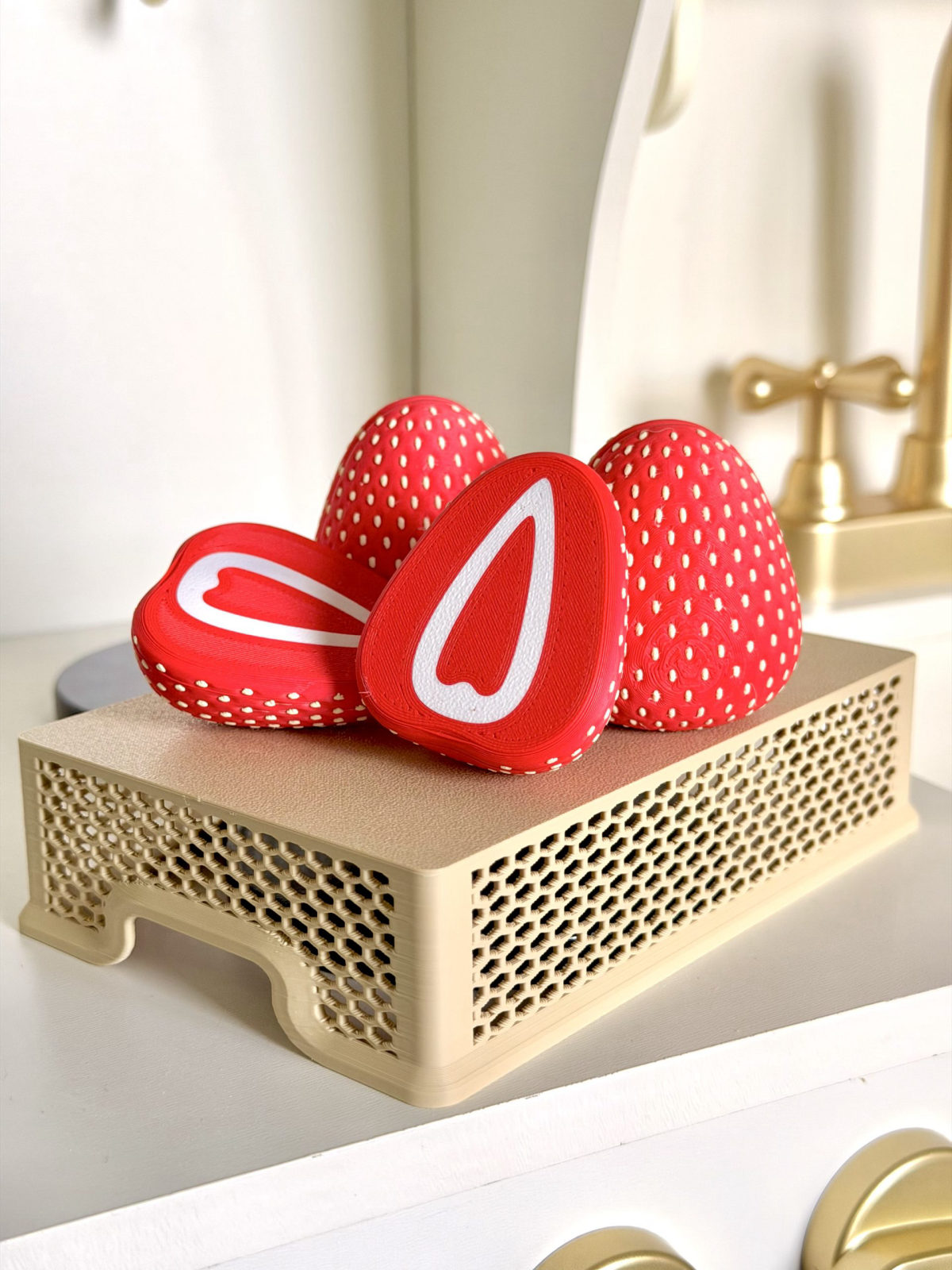Magnetic Strawberry - Montessori Toy